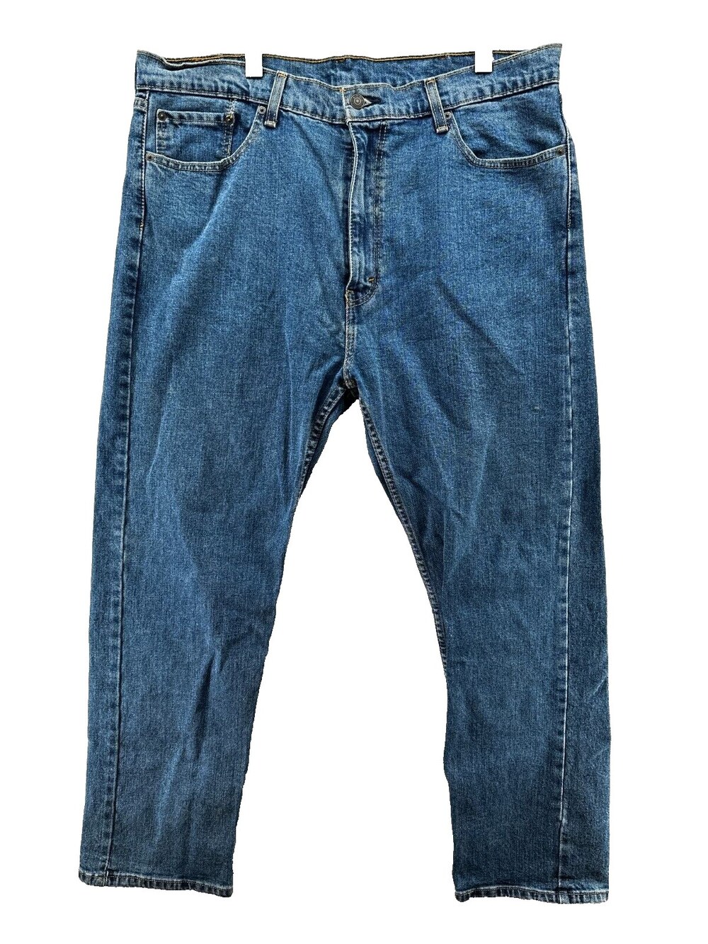 Levi's 505 Jeans Men's 40x30 Blue Straight Medium Wash Cotton Regular Fit